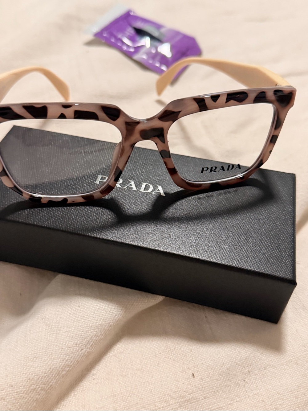 PRADA Pink Tortoiseshell and Beige Women's Optical Frames - Picture 11 of 11